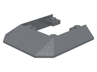 Wedge 6 x 6 Cutout &#40;Train Roof&#41;