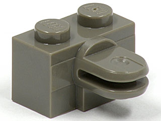 Arm Holder Brick 1 x 2 with 2 Horizontal Fingers