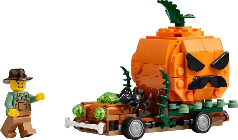Jack-O/-Lantern Pickup Truck