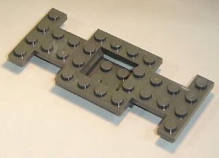 Vehicle, Base 4 x 10 x 2/3 with 2 x 2 Recessed Center with Smooth Underside, No Center Hole