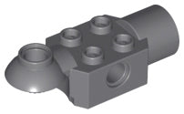 Technic, Brick Modified 2 x 2 with Pin Hole, Rotation Joint Ball Half Horizontal, and Rotation Joint Socket