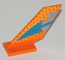 Tail Shuttle with Blue Arrow, Dot Fade Pattern