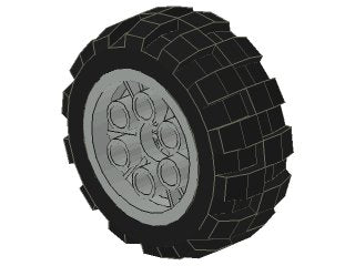 Wheel 20 x 30 Balloon Medium, with Black Tire 20 x 30 Balloon Medium &#40;6582 / 6581&#41;