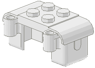 Fabuland Container, Side Bags / Saddlebags