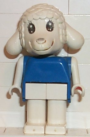 Fabuland Lamb - Lisa Lamb, Blue Top